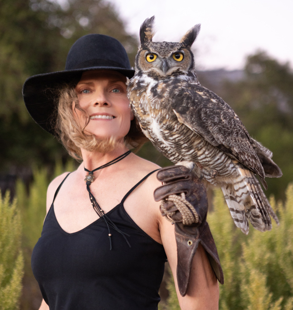 Denise Disharoon, Master Falconer